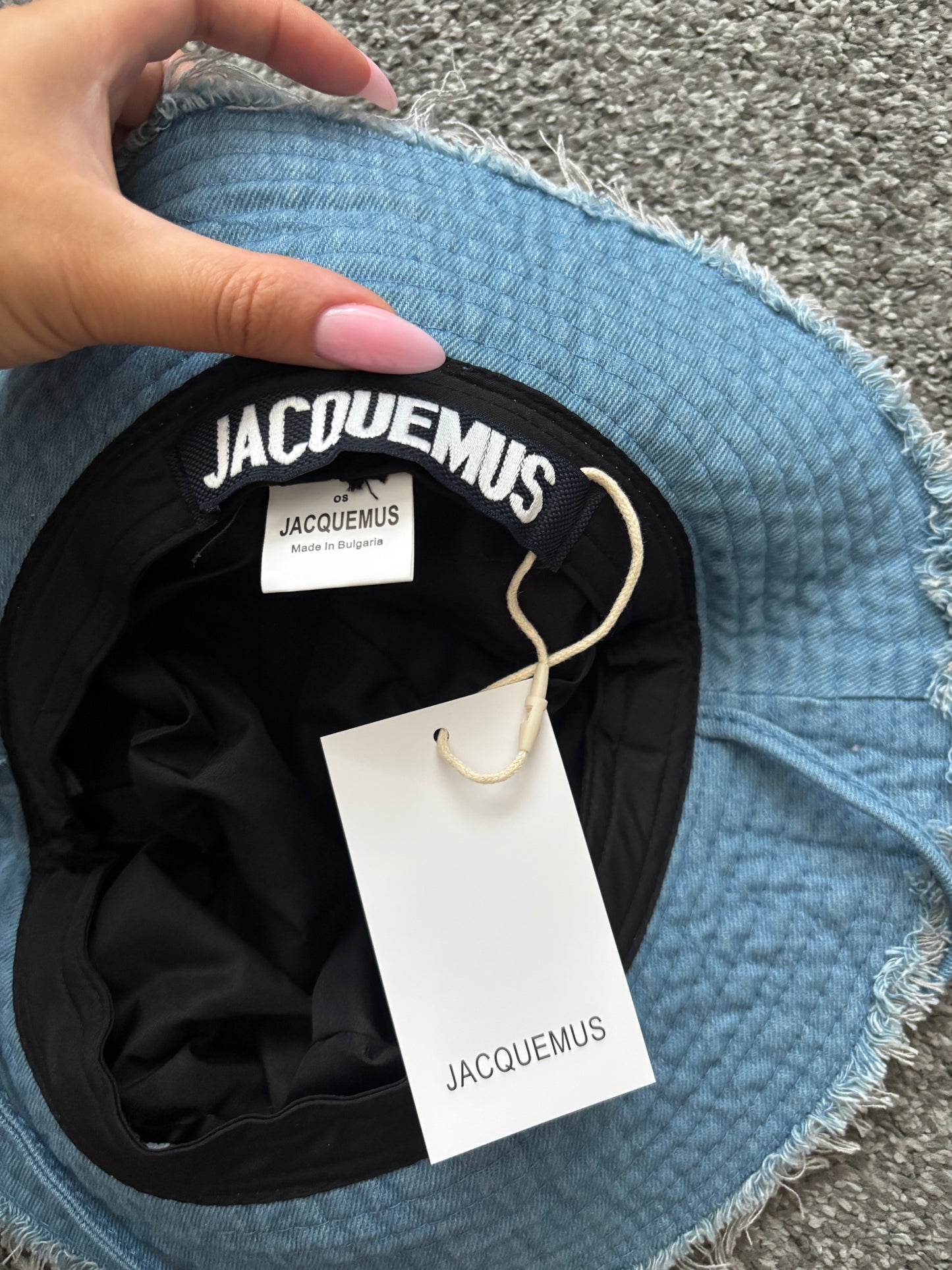 Denim bucket hats