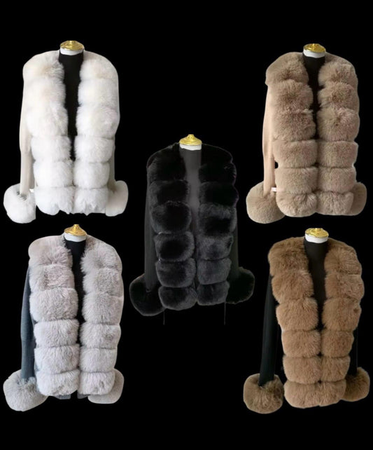 NAOMI Faux Fur Cardigan